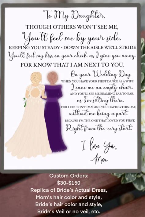 poem to daughter on wedding day|poem to bride from mom.